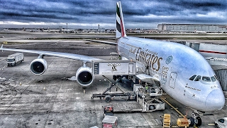 BUSINESS CLASS REVIEW Emirates  Airbus A380  LHRDXB [upl. by Eixor]