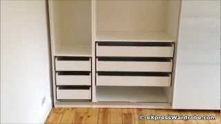 IKEA Pax Tonnes Sliding Door Wardrobe Design [upl. by Newhall]