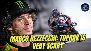 Want to learn from Toprak invite him to MotoGP Marco Bezzecchi says Toprak is very scary [upl. by Ahsilav]