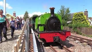 The South Tynedale Railway  9th June 2018  Alston to Slaggyford inaugural run [upl. by Lipman789]