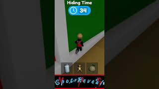 roblox megahideandseek SPOT REVEAL Classroom Behind Box with Phoenix [upl. by Schilit578]