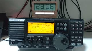 14670 kHz CHU Time Sinal Station Ottawa Ontário  Canada [upl. by Akilak]