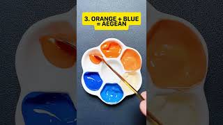 Color Mix ASMR 29 colormixing satisfying mixedcolors [upl. by Tekcirk]