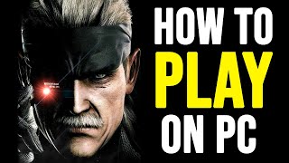 How to Play METAL GEAR SOLID 4 on PC RPCS3 2024 Update [upl. by Aninaj766]