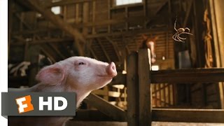 Charlottes Web 310 Movie CLIP  Wilbur Meets Charlotte 2006 HD [upl. by Imefulo]