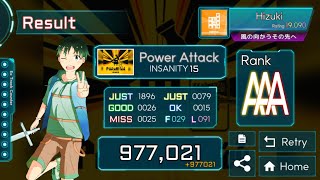 【TAKUMI³】 Power Attack INSANITY 15 First Play [upl. by Zampino]