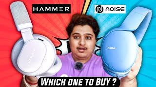 Hammer bash max Vs Noise two headphones🔥 Best Bluetooth headphones under ₹2000🤑 [upl. by Fronniah]