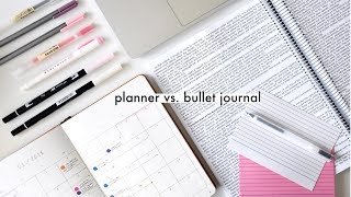 Planner vs Bullet Journal [upl. by Teyut250]