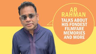 AR RAHMANS Most Memorable Filmfare Moments [upl. by Woodcock]