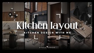 kitchen layout design  how to deisgn basic kitchen layout  design dream kitchen [upl. by Aicileb]