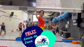 Feliz  Gente de Zona  Feliz  Cindy Zumba Madrid  We Dance to be happy [upl. by Neelik224]