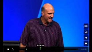 Steve Ballmer  Developers developers developers  Build Keynote 2011 [upl. by Ahsiled955]