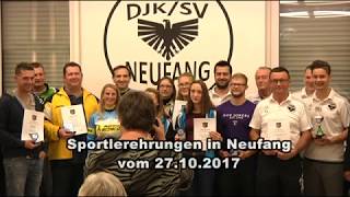 Sportlerehrungen Steinwiesen  Neufang am 27102017 [upl. by Llegna]