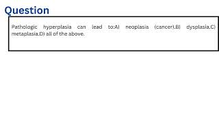 Pathologic hyperplasia can lead to [upl. by Tom826]