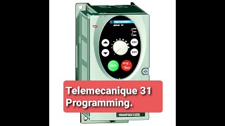 Telemecanique Altivar 31VFD Programming [upl. by Morganne]