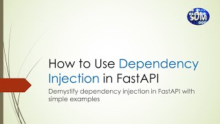 How to Use Dependency Injection in FastAPI Python  FastAPI  Web Development [upl. by Aldon]