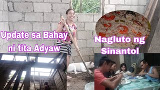 Nagkahoy sa bahay nila tita adyaw Nanguha ng Santol Nagluto ng Sinantol with Hipon Vlog414 [upl. by Macswan]