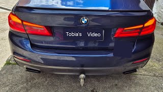 Bmw G30G31F90 Original Trailer tow hitch Retrofit Anhängerkupplung NachrüstenBimmercoding [upl. by Alliehs]