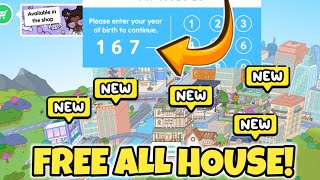 TOCA BOCA FREE UNLOCK ALL HOUSE TOCA LIFE WORLD FREE CODES [upl. by Anse10]