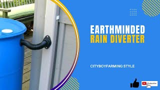 DIY EarthMinded Rain Barrel Diverter Kit [upl. by Llemaj]