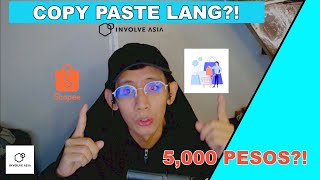 EARN FROM SHOPEE LINKS THRU INVOLVE ASIA AFFILIATE MARKETING makemoneyonline involveasia diarg [upl. by Ispep13]