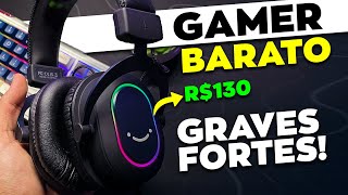 TOP 5 MELHORES Headset Gamer BOM e BARATO Custo Beneficio 2024 Áudio e Microfone INCRÍVEL [upl. by Manvell]