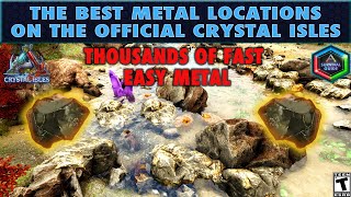 The Best Metal Locations in Crystal Isles [upl. by Klingel232]