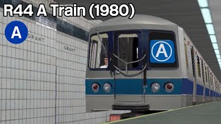 R44 A Train at Grant Av 1980 Hmmsim 2 [upl. by Akire993]