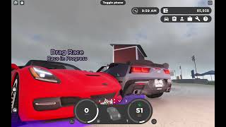 Roblox Greenville Chevy Corvette C7 Hennessey H1000 vs Chevy Corvette C7 Manta S TL3 drag race [upl. by Nuncia]