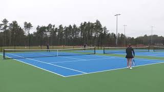 Varsity Girls Tennis Middleborough vs Durfee  April 2 2024 [upl. by Oza]