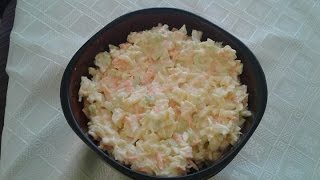 Ensalada de Repollo con Crema y Zanahoria  SinPretextos [upl. by Leiruh]