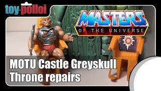 Fix it guide  MOTU Castle greyskull throne repair [upl. by Salohci]