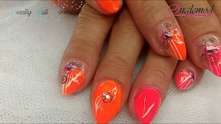 Ongle en gel quotRemplissage polygel et nouvelle formule gel néon hyper pigmenter avec ONGLEMODquot [upl. by Krista743]