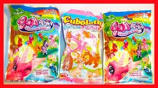 3 bolsas sorpresa en español de GomMini Gomas de Ponys y Cubolotti crystal family [upl. by Ecyob566]