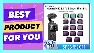 NEEWER Magnetic ND amp CPL amp Effect Filter Set for DJI OSMO Pocket [upl. by Nyrak]