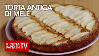 TORTA ANTICA ALLE MELE CON AMARETTI di Benedetta Rossi  Ricetta TV Fatto in Casa per Voi [upl. by Oreves202]