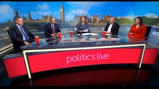 David Fishwick Live Clips From B B C Politics Live [upl. by Kcirrem472]