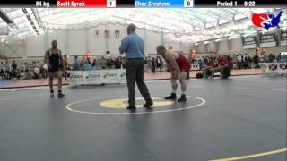 Scott Syrek vs Chaz Gresham at 2013 ASICS University Nationals  FS [upl. by Lorin]