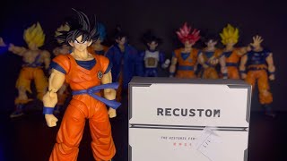 SH FIGUARTS RECUSTOM DESTINED RIVAL amp FOE  GOKU  HISTORIC FIRST BATTLE  HEAD SWAPS [upl. by Latrena391]