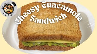 Cheesy Guacamole Sandwich recipe  Healthy and Quick Sandwich Toast perfect for tiffin [upl. by Tik944]