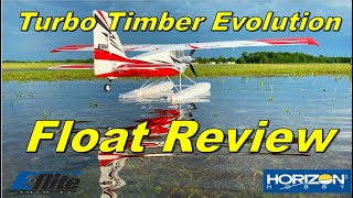 Eflite Turbo Timber Evolution 15m BNF Float Review Best float plane ever [upl. by Zela]