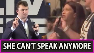 Charlie Kirk Shut Down Liberal Woke Academic Leaving Her SPEECHLESS [upl. by Anirbus]