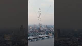 Vertical video Antwerp Belgium Panorama overlooking the Cathedral of Our Lady Antwerp Histo [upl. by Sixele]