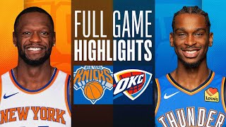 KNICKS at THUNDER  FULL GAME HIGHLIGHTS  December 27 2023 [upl. by Shifra956]