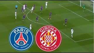 PSG vs Girona 10 Resumen y Goles  LIGA DE CAMPEONES 202425 [upl. by Daren182]