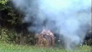 Oxygen Tank Explodes when Hit by a Bullet [upl. by Maury464]