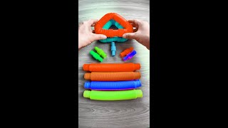 Relaxing Voicing and color changing of pop tube asmr creative satisfyingrelaxing voicings [upl. by Robby]