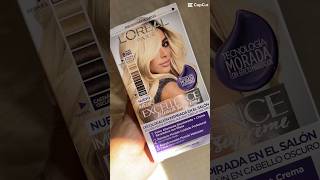 Decolorante efecto Morado 💜 de lorealparis tintes hairplantation hair [upl. by Skutchan]