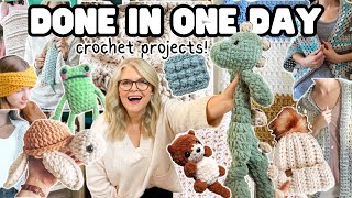 25 DONE in a DAY CROCHET Projects  YOU CAN FINISH in 1 DAY [upl. by Sitnalta]