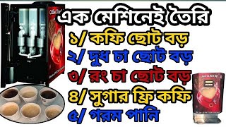 কফি মেশিনের দাম কফি ব্যবসায় কেমন লাভ।coffee machine price 2024 [upl. by Naid528]